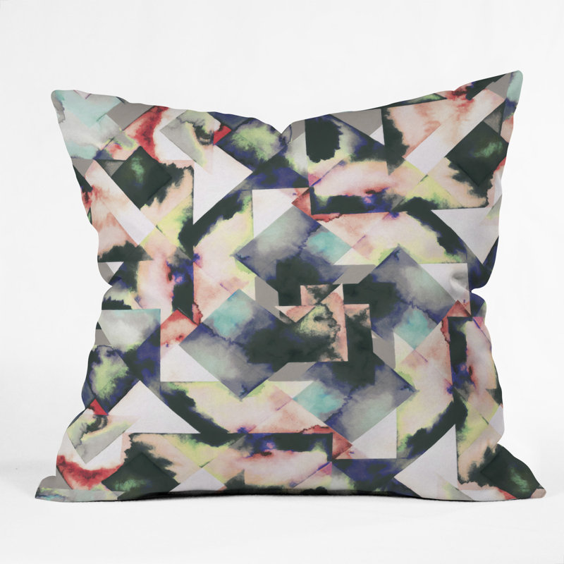 Coussin décoratif intérieur/extérieur ninola design tiles, 16 po x 1 po