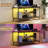 Modern Small TV Console With LED Light, Light Grey, Fits Tvs Up To 55" | Gift Idea