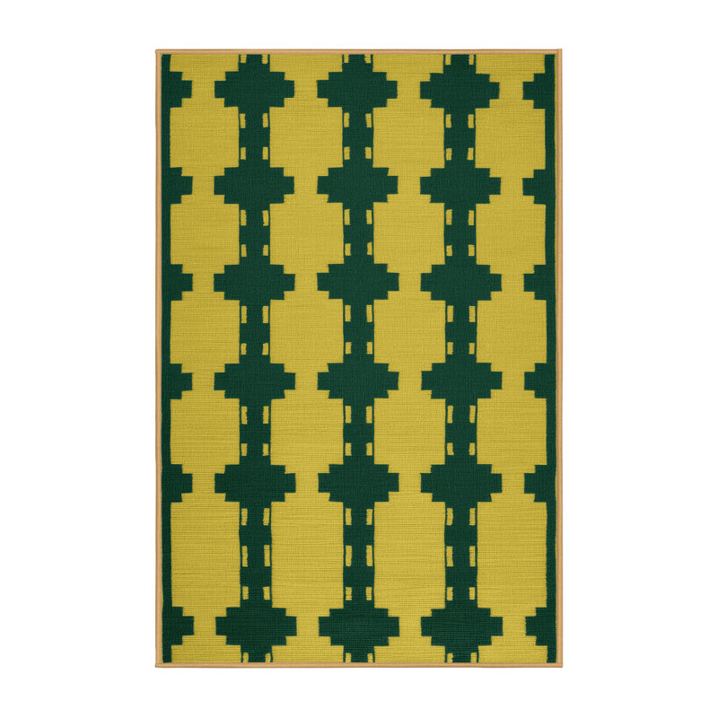 Tapis brun treillis lavable à la machine, Rectangulaire 7 pi x 10 pi