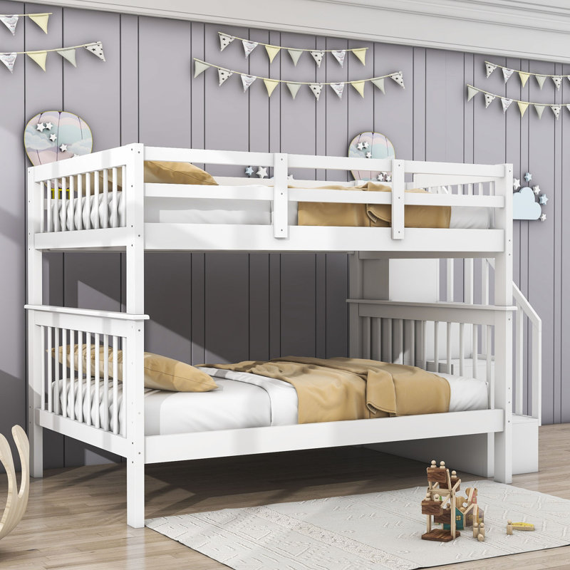 Viv + Rae Kemper Kids Full Over Full Bunk Bed & Reviews | Wayfair