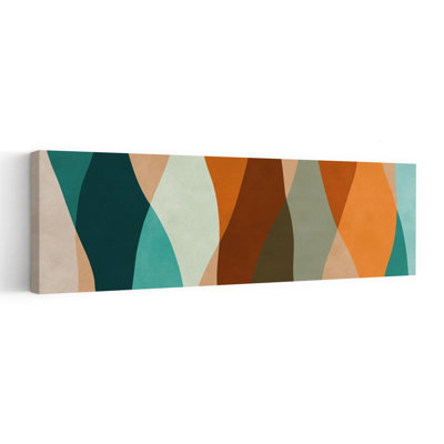 Watercolor Wallpaper 14 by Vitor Costa - Wrapped Canvas Panoramic Print