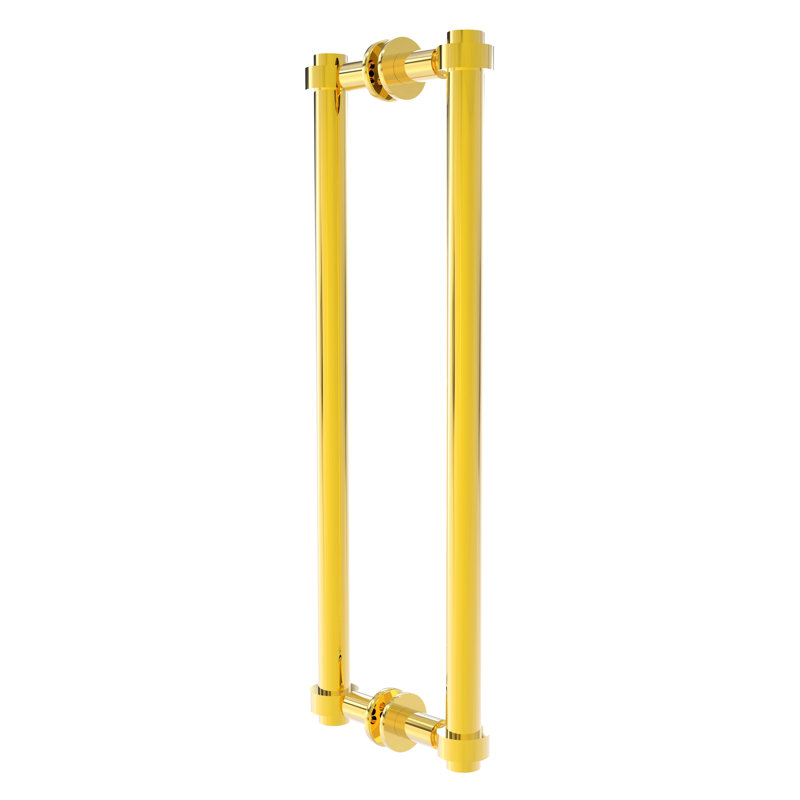 Polished Brass 18" Contemporary Shower Door Pull Handle