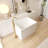 35.43''acrylic Bathtub, Freestanding Soaking Bathtub