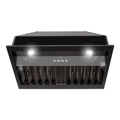 30 inch Range Hood Insert 600 CFM with Charcoal Filter and Light Included