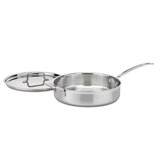 Cuisinart MultiClad Pro Stainless Steel Quart Sauté Pan with Lid