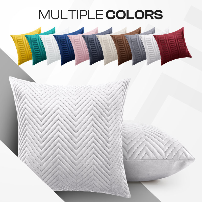 Square Scatter Cushion Cushion Cover, Silver