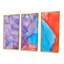 "Blue Red Orange", reproduction d'art sur toile 3 pièces-935559461-935559462