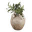 Vase de table rustique en terre cuite texturée avec poignées, idéal pour une entrée ou comme élément décoratif sur une étagère - Grand vase contemporain pour le salon ou la décoration intérieure - 33 cm-778928004-778928005