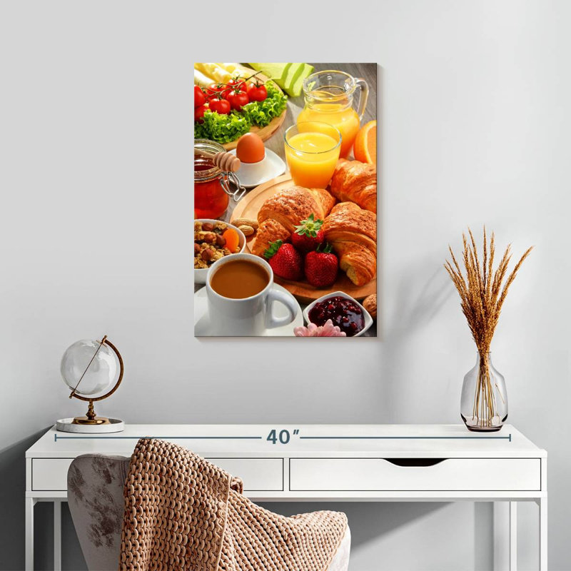 Petit déjeuner copieux Yarlin, H 24 po x l 16 po