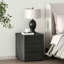 Table de chevet gris anthracite