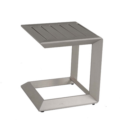 Table basse d'extérieur entièrement en aluminium