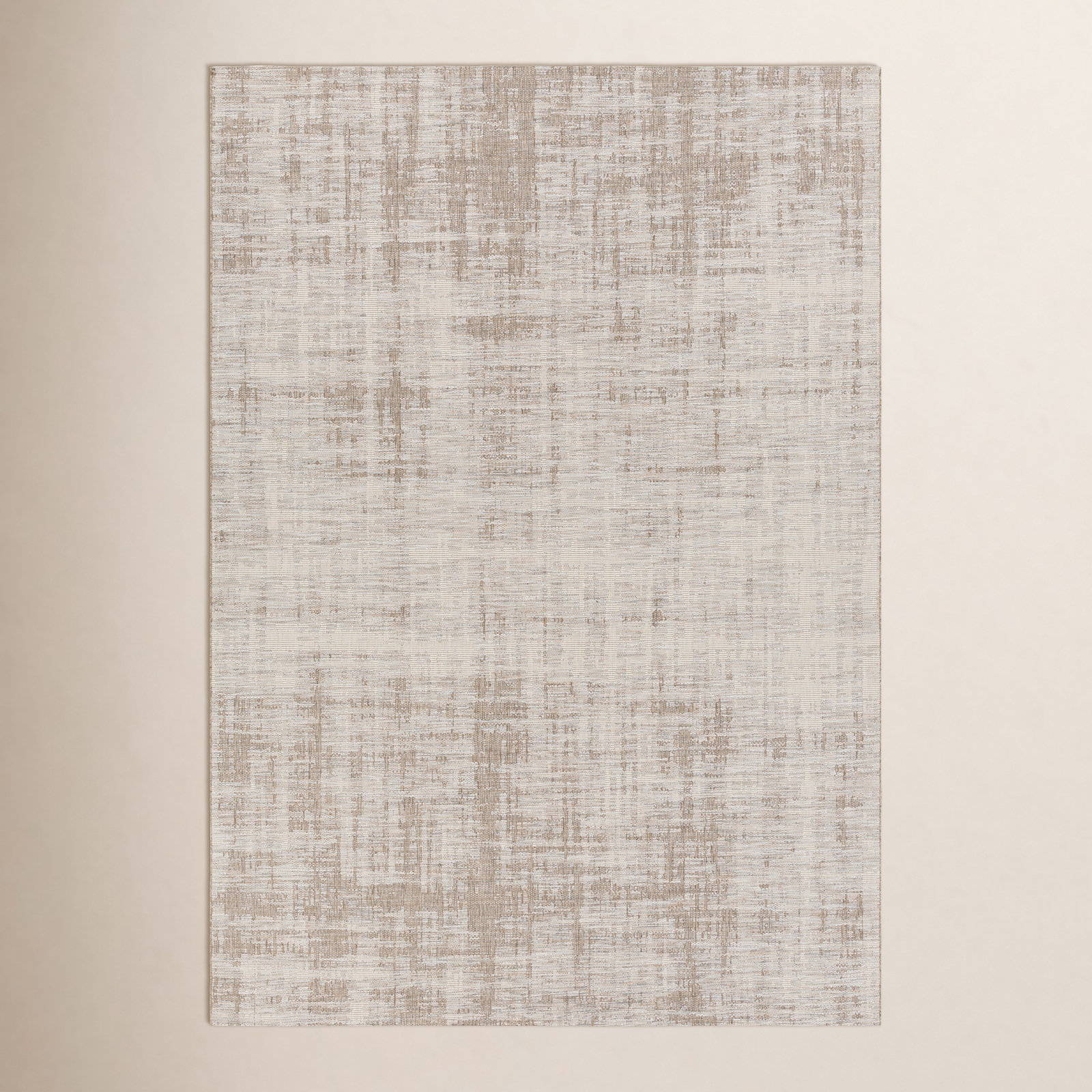 Rossa Camel Gray Outdoor Rug, Rectangle 5'3" x 7'7"
