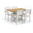 Travira 34"x48" Rectangular Bistro Table-1262443931