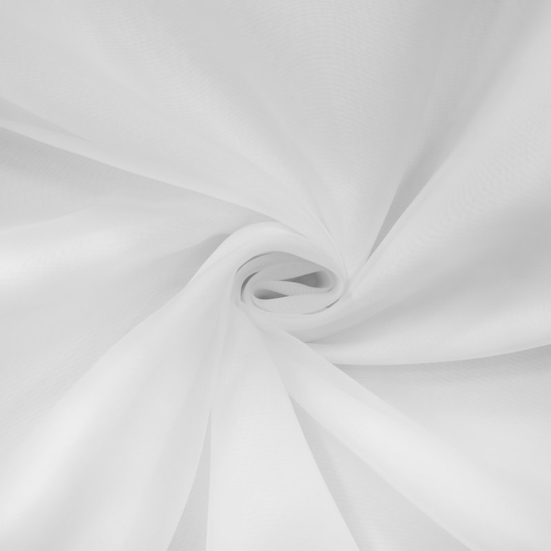 Ledia Solid Scalloped 36" Window Valance, White