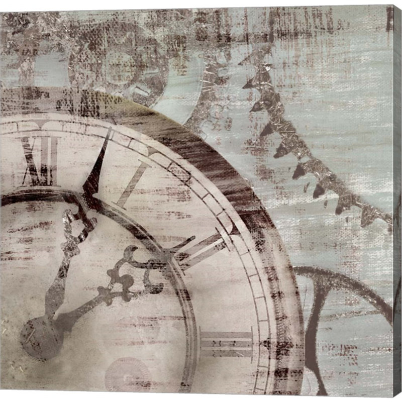 " Tick Tock II " Graphic Art Print, 12" H x 12" W x 1.5" D