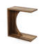 Table de bout, table de chevet en forme de C, table de canapé, table d'appoint de canapé