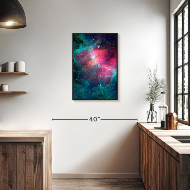 The Eagle Nebula, Floating Frame Black, 21" X 31"