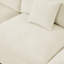 Canapé modulaire en L 6 places avec repose-pieds, 10 coussins, canapé rembourré surdimensionné avec coussin de duvet rembourré amovible pour le salon (modulaire)-631910782