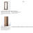 Solid Wood Frame Rectangle Leaning Mirror