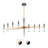 Tempest 8 Light Crystal Linear Chandelier-100813121
