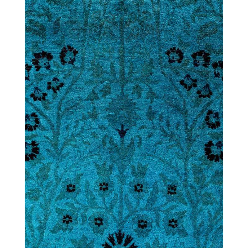 Overyed One-of-a-Kind Rectangle 6'1" X 9'2" Hand Knotted Area Rug