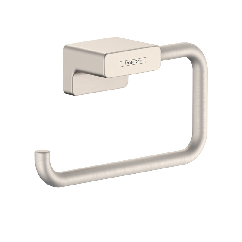 Porte-rouleau sans couvercle Hansgrohe AddStoris, Nickel brossé