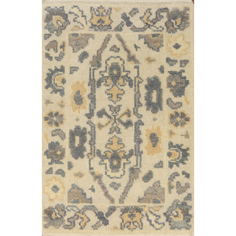 Handmade Wool Oushak Indian Rug 2x3