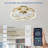 Thaisha 18.2'' Ceiling Fan with LED Lights