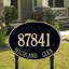 Hawthorne 2-Line Lawn Address Sign-406007037-406007039