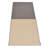 Custom Size Non Slip Solid Color Grey Low Pile Slip Resistant Hallway Runner Rugs by Feet