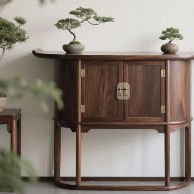 Nouvelle console en bois massif de style chinois