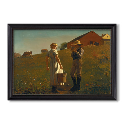 A Temperance Meeting, 1874-Winslow Homer-Custom Framed Canvas