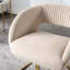 Chaise d'appoint rembourrée et capitonnée Alleen-1837035499
