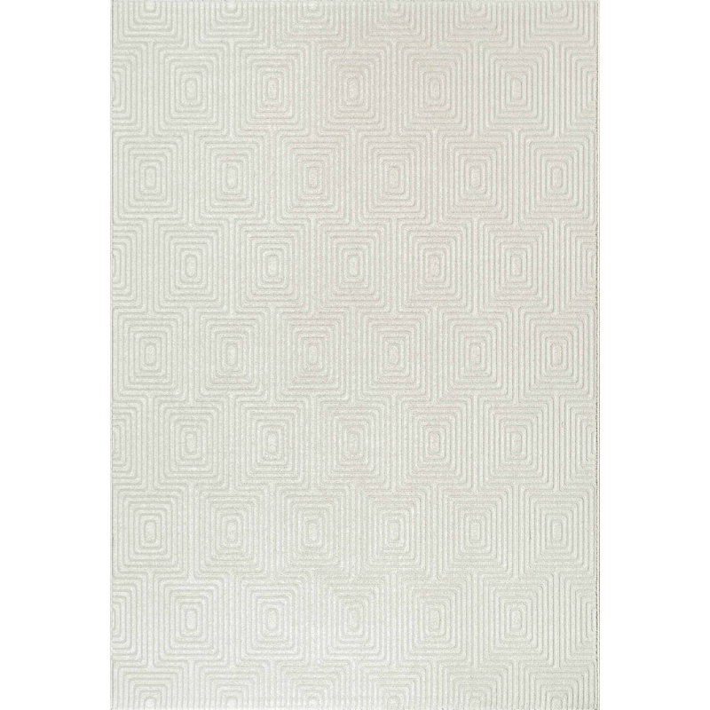 Batley Geometric Area Rug, Rectangle 80 x 150cm