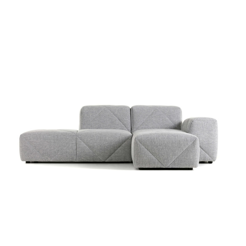 BFF Modular Sectional, Vesper Silver, Right