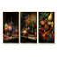 Arômes intenses avec teintes intenses - ensemble de 3 reproductions d'art sur toile épices-223528850-223528555