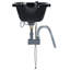 Salon Shampoo Backwash Station with Integrated Storage, USB Port, and Dual Outlets for Efficient Spa Beauty Services