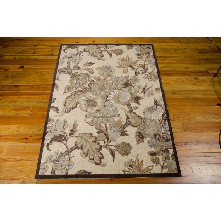 Delagarza Floral Indoor Rug