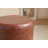 11.8In Small Round Faux Leather Upholstered Ottoman-120539211