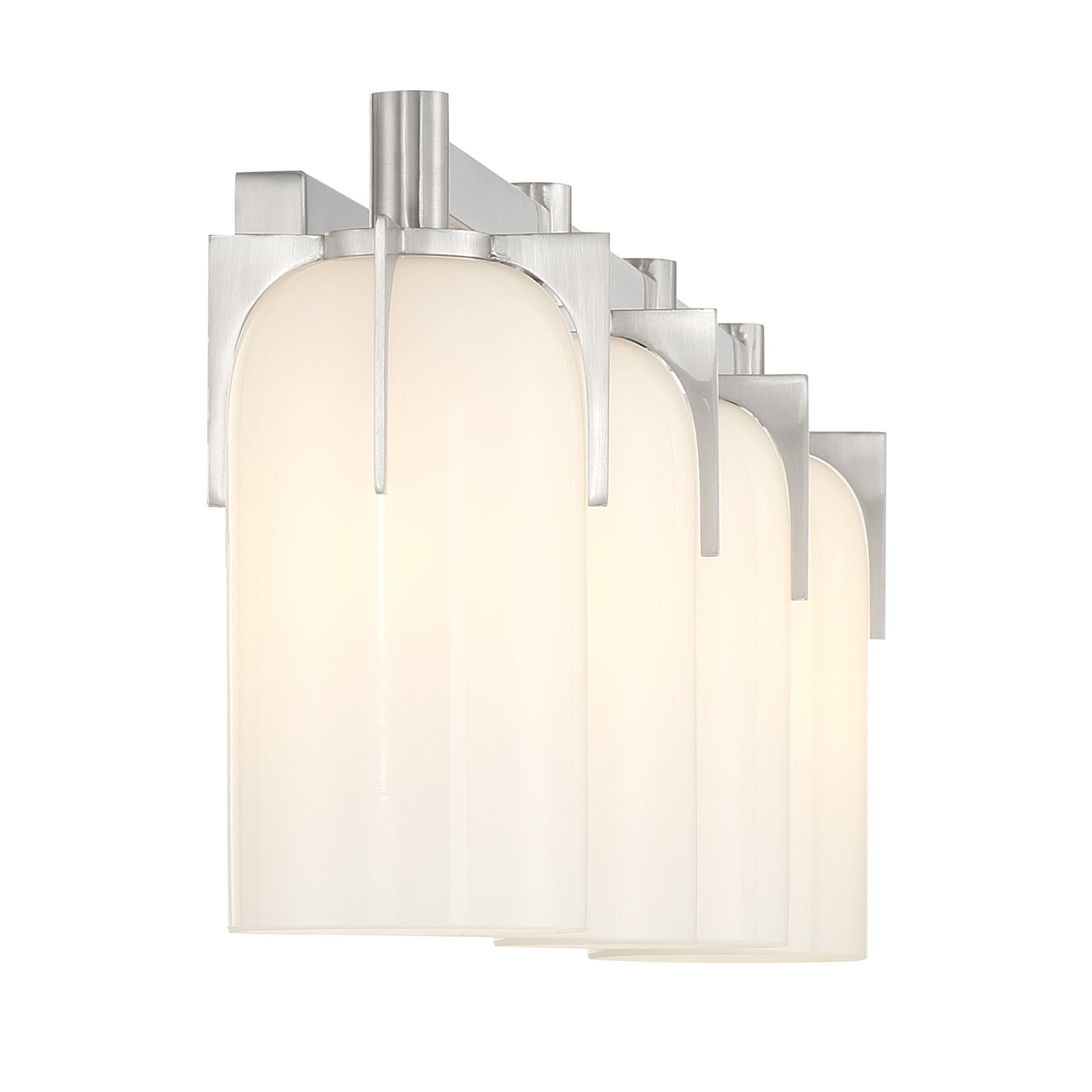 Irela 3 - Light Vanity Light, Satin Nickel, 4 Lights, 8.5" H x 32" W x 32" D