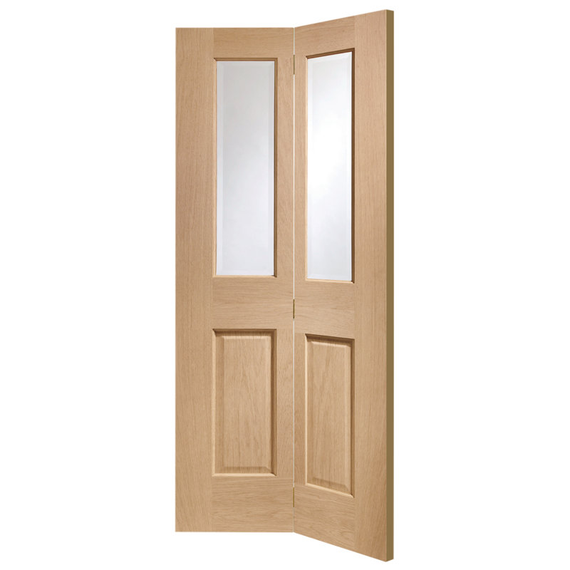 Internal Glazed Oak Malton Bi-Fold