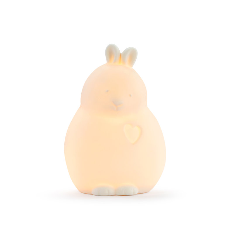 Bunny Night Light, 4"W X 3.75D X 5.5"H