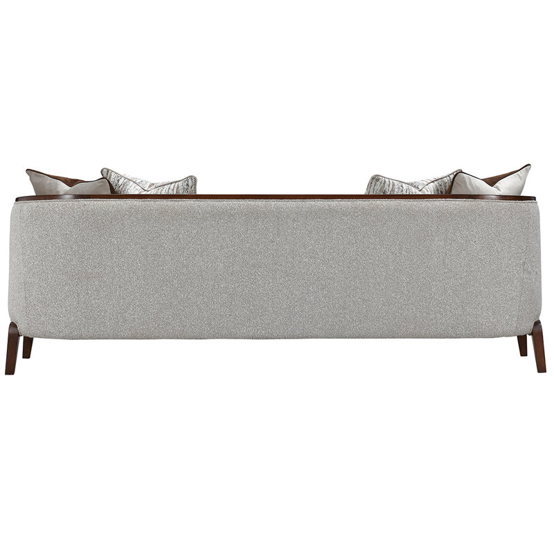 Houston Sofa - Pebble/Walnut