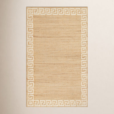 Orchard Ivory Hand-Woven Geometric Jute Rug