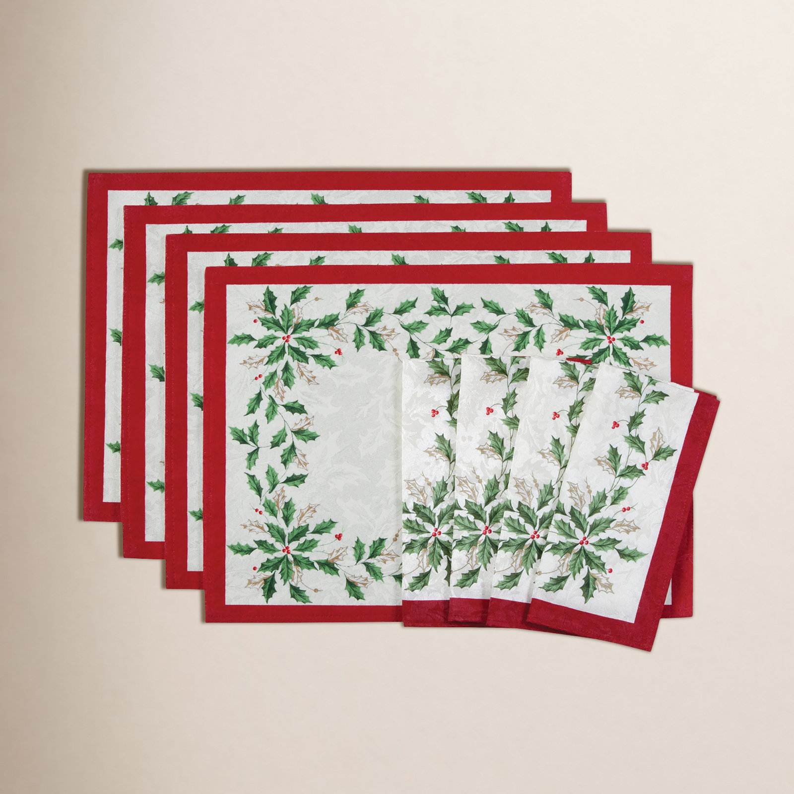 Holiday Placemat and Napkin Set