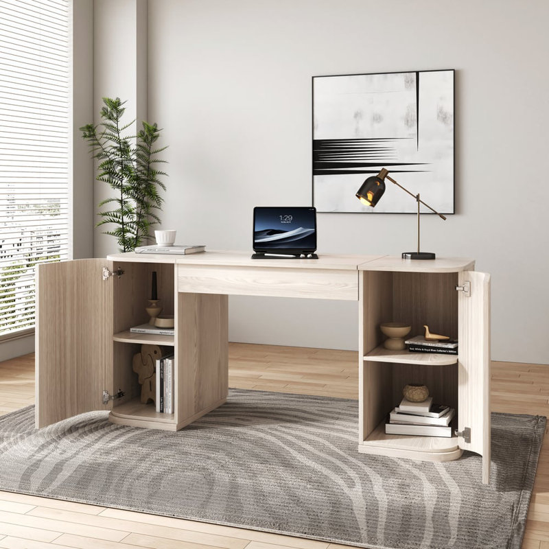 Bureau d'ordinateur 59,8 po Modern White