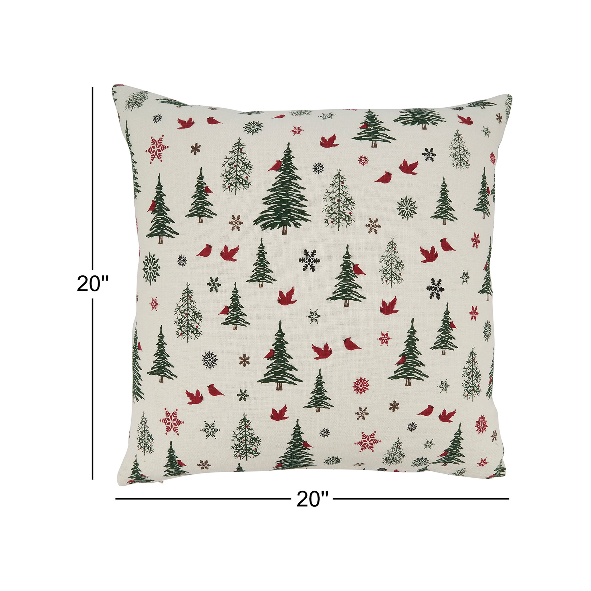 Nadalia Collection Cotton Throw Pillow, Polyester/Polyfill