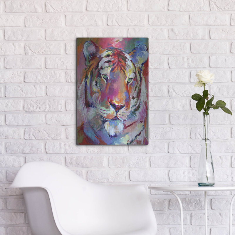 " Tiger 4 " by Richard Wallich, 24" H x 16" W