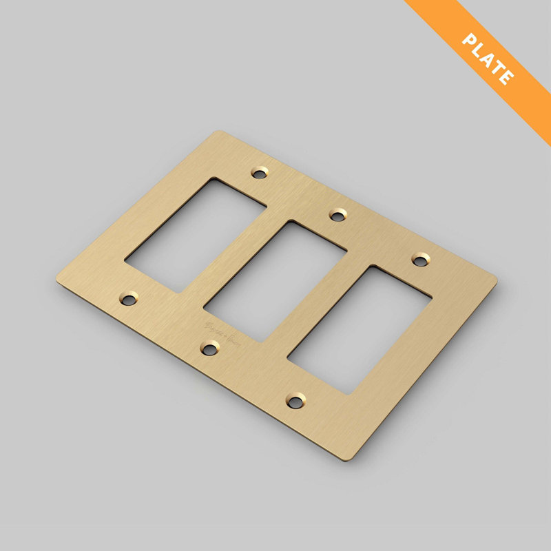 3G Plate / Logo, Brass