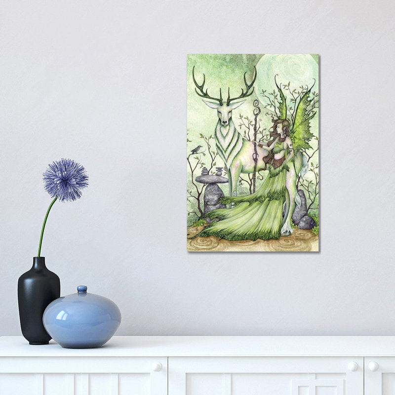 Guardian by Amy Brown - Wrapped Canvas Painting, 30.48 cm H x 45.72 cm W